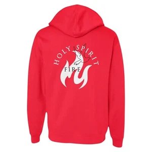 Holy Spirit Fire Religious Apparel Jesus Hoodie Christian Clothing Unisex - Picture 1 of 3