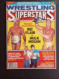 WRESTLING SUPERSTARS MAGAZINE 1986 WINTER HULK HOGAN WWF RIC FLAIR NWA 1980s
