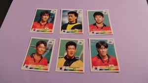 6 ORIGINAL IMAGES - FRANCE 98 - KOREA team including JUNG WON SEO.......