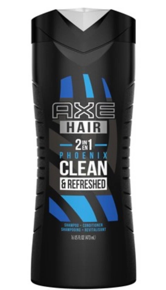 Champú y acondicionador para cabello Axe 2 en 1, Phoenix Clean & Refreshed, 16 fl. Oz. Foto 1 de 1