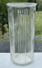 Vintage Art Deco - Mid-Century Hoosier Glass 4080-C Vertical Rib Striped Vase