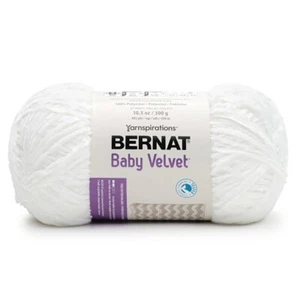 Bernat Baby Velvet Big Ball Yarn-Snowy White - 2 Pack - Picture 1 of 1