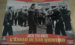 House of Numbers 1957-Jack Palance  ITALIAN PHOTOBUSTAS Poster 18" x 27" VG - Picture 1 of 3