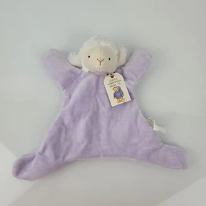 North American Bear Co Loppy Lamb Stuffed Plush Security Blanket Cozies Purple - Picture 1 of 2