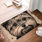 Yorkshire Terrier Bathroom Non-Slip Carpet Super Cute Puppy Portrait Japanese St