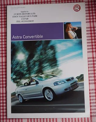 BN Vauxhall Astra Cabrio Gamma Brochure Vendita 2005 Ed 2 VM0505424