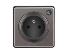 Lightwave Socket 1 Gang L41 (L41TE) Stainless Steel Socket Out Type E - Picture 1 of 1