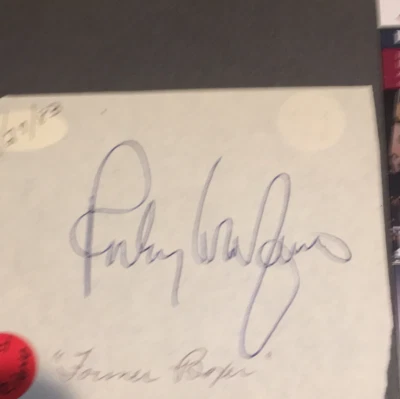 Rocky Graziano autograph album page JSA certified - Image 1 of 3