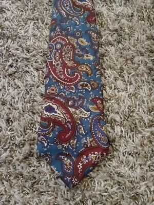 Corbata Claybrooke Cuello Adulto Hombre Verde Cachemira 100% Seda Foto 1 de 4