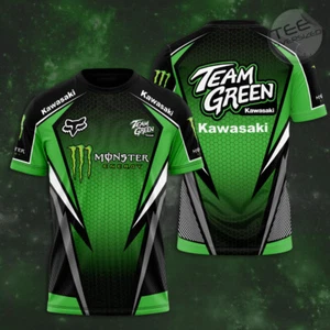 Kawasaki Racing Team 3D T-shirt, Size S-5XL Gift for fans - Picture 1 of 2