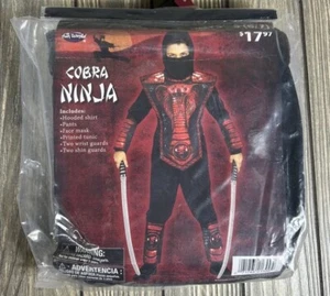 Fun World Red Cobra Ninja Halloween Boys Costume Size Small 6 / 7 NWT - Picture 1 of 4