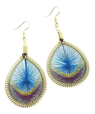 ECLECTIC SHOP UK LTD ® Pendientes colgantes de gota en forma de pera roscados pendientes colgantes