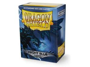 Classic Night Blue 100 ct Dragon Shield Standard Sleeves SHIPS FREE 10% OFF 2+