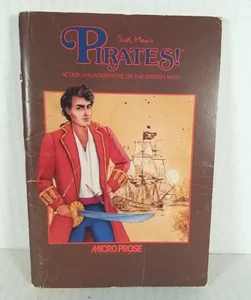Sid Meiers Pirates! Video Game Microprose BOOKLET ONLY 1987 - Picture 1 of 4