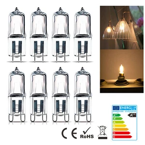 10x G4 12V Ampoule G9 220V 25W 40W 50W 60W Lampe halogène Bright Blanc Chaud - Bild 1 von 11