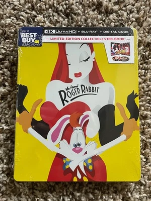 WHO FRAMED ROGER RABBIT Best Buy exclusive 4K Ultra HD + BluRay + Code STEELBOOK - Image 1 of 3