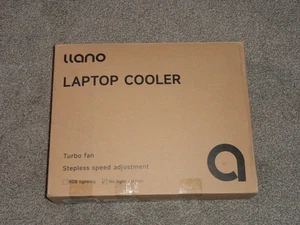 Llano V13 Gaming Laptop Cooling Pad Laptop Kühlständer mit 5,5" externem Lüfter - Bild 1 von 8