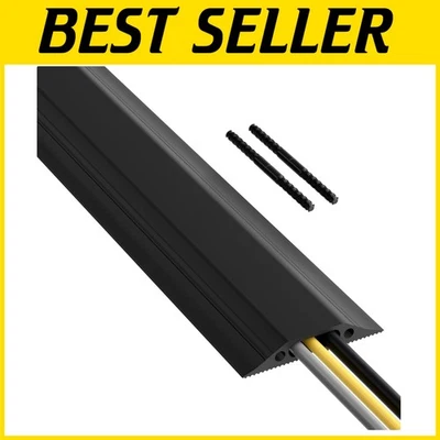 Linkable 30ft Cable Protector - Neat Cord Cover for Easy Installation and Safety - Image 1 of 4