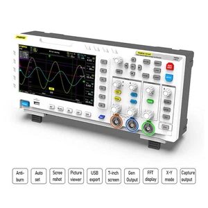 7" TFT LCD Digital Oscilloscope 2 In 1 Dual Channel 1GSa/s w/ Signal Generator - Picture 1 of 12