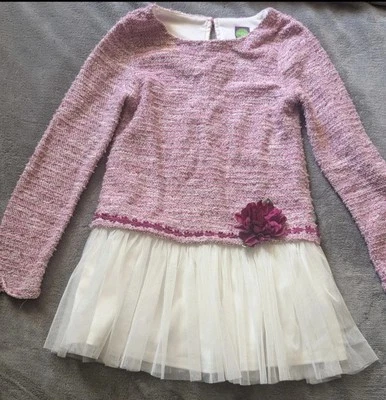  Dollie and Me Pink Girl Dress Size 7 - Image 1 of 3