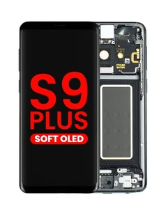 OLED für Samsung Galaxy S9 Plus Display Touchscreen mit Rahmen+ (Fingerabdruck Senor) - Bild 1 von 6