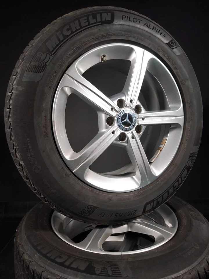 4 Winterräder 215 65 R17 Mercedes GLB GLA Klasse W247 H247 17" Alufelgen - Bild 1 von 4