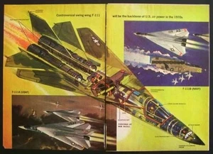 Truth about F-111 Fighter/Bomber Pilot revisión 1968 Bob McCall gráficos - Imagen 1 de 2