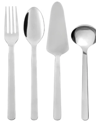 IKEA 365+ 4-teiliges Servierset, Edelstahl BRANDNEU - Bild 1 von 4