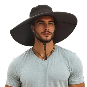 Men's Wide Brim Sun Hat-UPF 50+ Protection,Waterproof Bucket Hat for Fishing,... - Bild 1 von 7