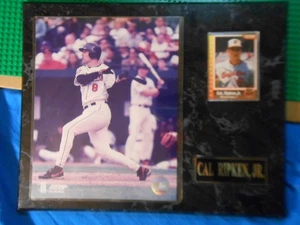 Cal Ripken Jr. Star #1 Card w/ 2001 Photo File MLB Players Choice Plaque-Mounted - Picture 1 of 7