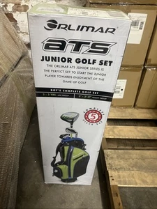 NEW Orlimar ATS Junior Boys' Lime/Blue Series Golf Set w/ Driver, Bag (RH) - Picture 1 of 2