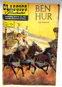 Classics Illustrated #147 Ben Hur Low Grade - Picture 1 of 2