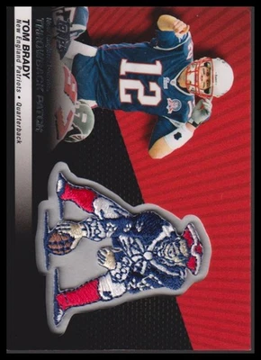 2010 Topps #LPC-37 Tom Brady Throwback Patch - Image 1 of 2