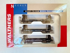 Walthers #932-38902 N Scale 60' Pulpwood Car-3 pack-Chattahoochee Industrial -LN - Picture 1 of 4