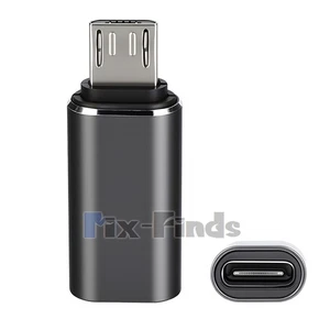 Adaptador convertidor duradero tipo C hembra a micro USB 3.0 macho para tableta Android - Imagen 1 de 5