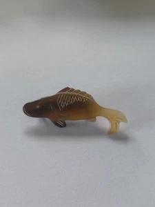 Büffelhorn  Brosche, Fisch, Charivari Anhänger,Halskette,Handarbeit Unikat,50mm - Bild 1 von 2