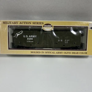 Model Power HO Scale Military Action Series U.S. Army 61242 Freight Car - Picture 1 of 7