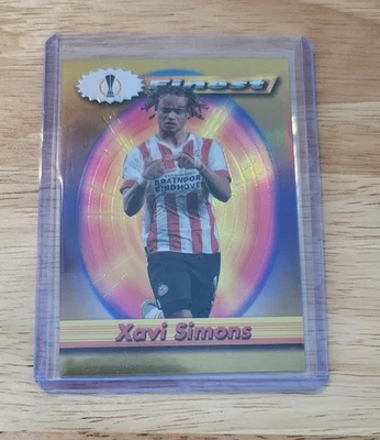 2023 Topps Finest Soccer Xavi Simons Gold /50 - Image 1 of 2