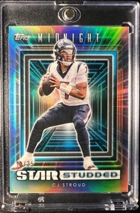 Topps Midnight C.J. 2024 Stroud - SSP/25 estrellas tachonado - Houston #SS-16 - Imagen 1 de 2