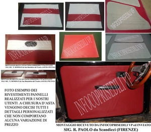 *PANNELLI RIVESTIMENTO IN SKY PERSONALIZZATO PER TUTTE LE AUTO - Picture 1 of 1