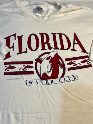 Vintage Sarasota Florida T Shirt XLarge Whale Single Stitch - Image 1 of 4
