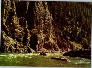 Übergroße Postkarte Charlie Sands Wildwasser Flussfahrten Jackson Wyoming - Bild 1 von 2