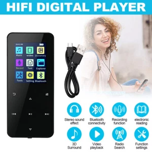 Portátil 16/64GB Bluetooth Reproductor MP3 HIFI Video Música Deportes Radio FM Grabadora - Imagen 1 de 13