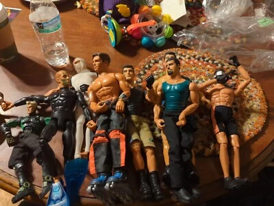 Lote surtido de 8 figuras de acción vintage Mattel Max Steel Action Man 12 pulgadas Foto 1 de 4