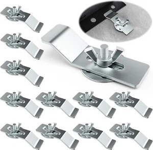 12 Pack Undermount Sink Clip, Clips Kit,Sink Mounting Kit Silver - Picture 1 of 3
