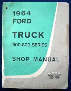 Werkstatthandbuch Shop Manual 1964 Ford Truck 500 - 800 Series (USA) - Bild 1 von 2