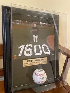RARE SF BRUCE BOCHY 1600th CAREER WIN CEREMONY BASEBALL AUG 27th 2014 #176/198 - Picture 1 of 17