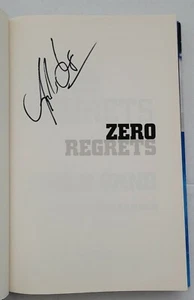 ZERO REGRETS 1st Ed Hardcover Book Signed by APOLO OHNO USA Gold Medalist - Picture 1 of 8