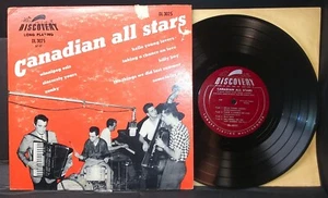 Rare 10” vinyl jazz lp THE CANADIAN ALL STARS Discovery DL 3025 mono 1953 V+/V - Imagen 1 de 4