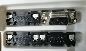HARTING 09661517513 9 Position Metal Frame Straight Through Hole Socket QTY: 5 - Picture 1 of 1